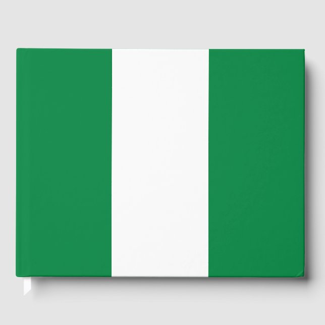 Libro De Visitas Bandera de Nigeria (Anverso)