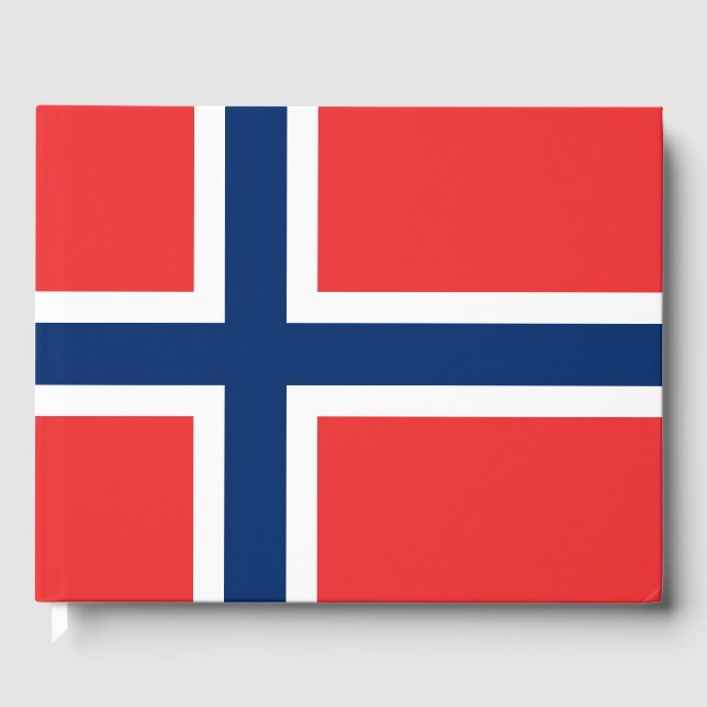 Libro De Visitas Bandera de Noruega (Anverso)