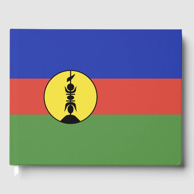 Libro De Visitas Bandera de Nueva Caledonia (Anverso)