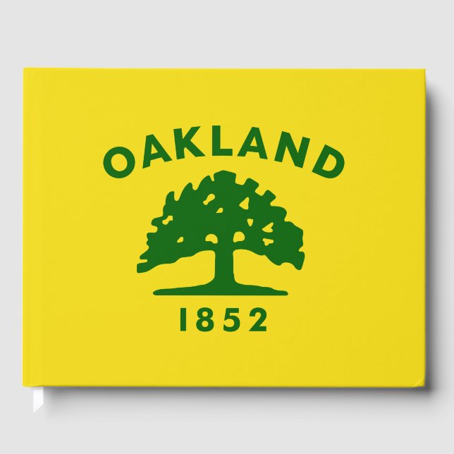 Libro De Visitas Bandera de Oakland (California) (Anverso)