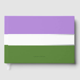 Libro De Visitas Bandera de orgullo genderqueer de SlipperyJoe lava