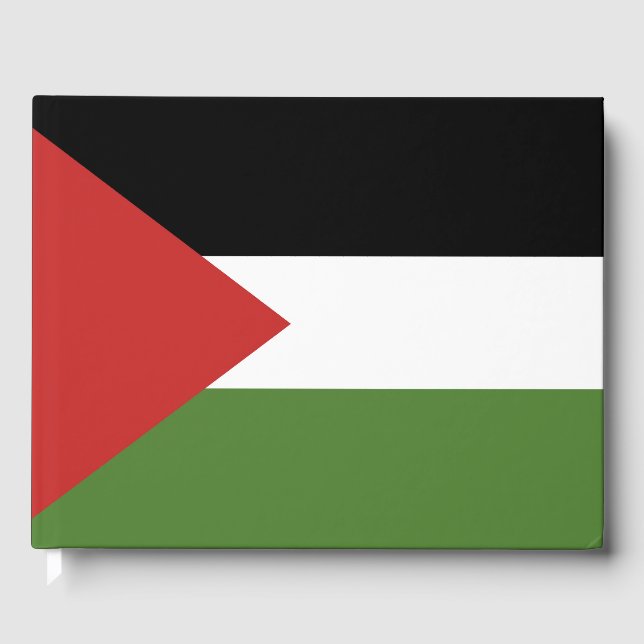 Libro De Visitas Bandera de Palestina (Anverso)