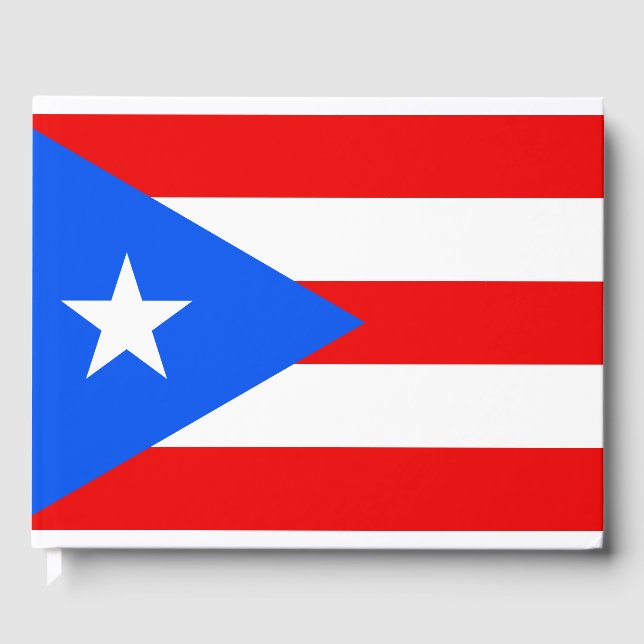 Libro De Visitas Bandera de Puerto Rico (Anverso)