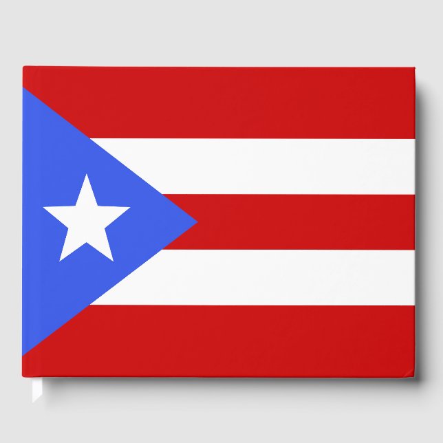 Libro De Visitas Bandera de Puerto Rico (Anverso)