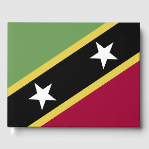 Libro De Visitas Bandera de Saint Kitts y Nevis