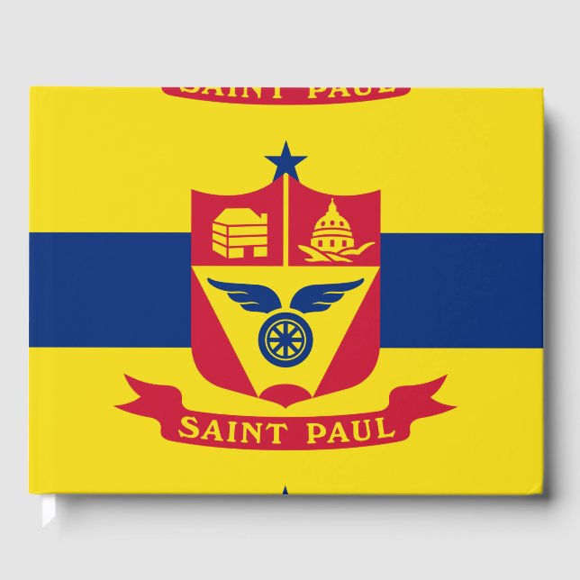 Libro De Visitas Bandera de Saint Paul (Minnesota) (Anverso)