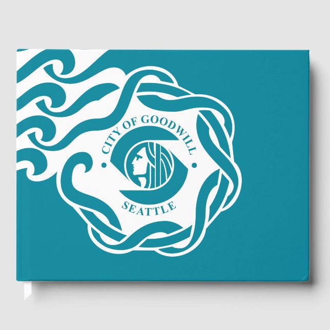 Libro De Visitas Bandera de Seattle (Washington) (Anverso)