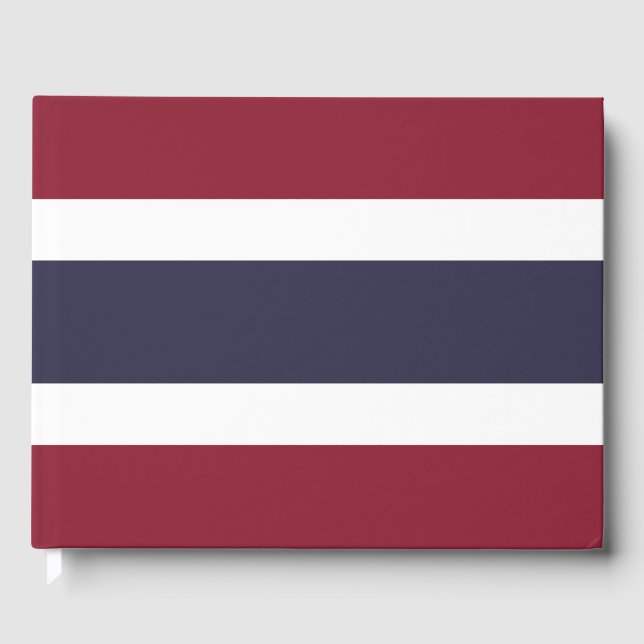 Libro De Visitas Bandera de Tailandia (Anverso)