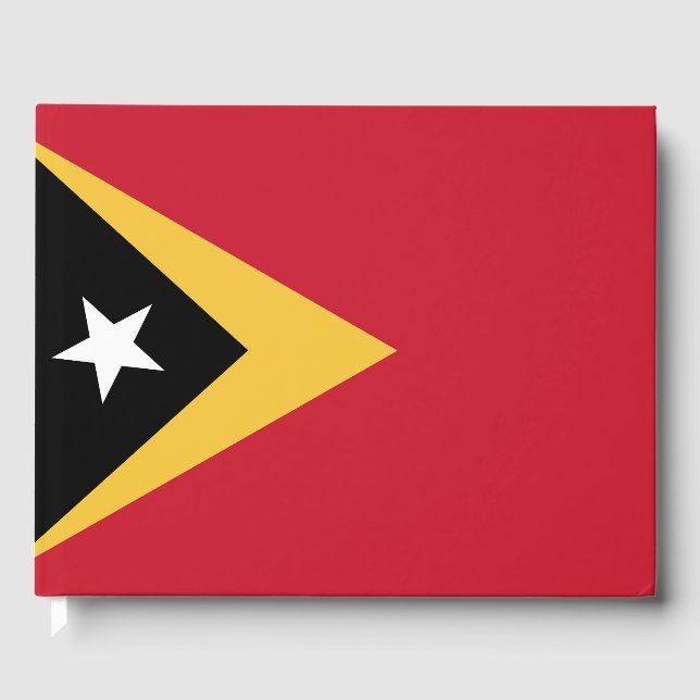 Libro De Visitas Bandera de Timor Oriental (Anverso)