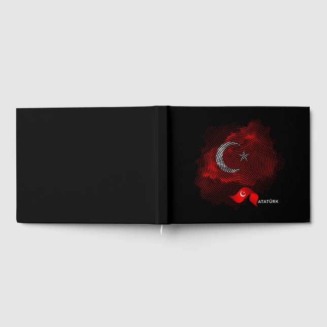 Libro De Visitas bandera de Turquía (Lleno)