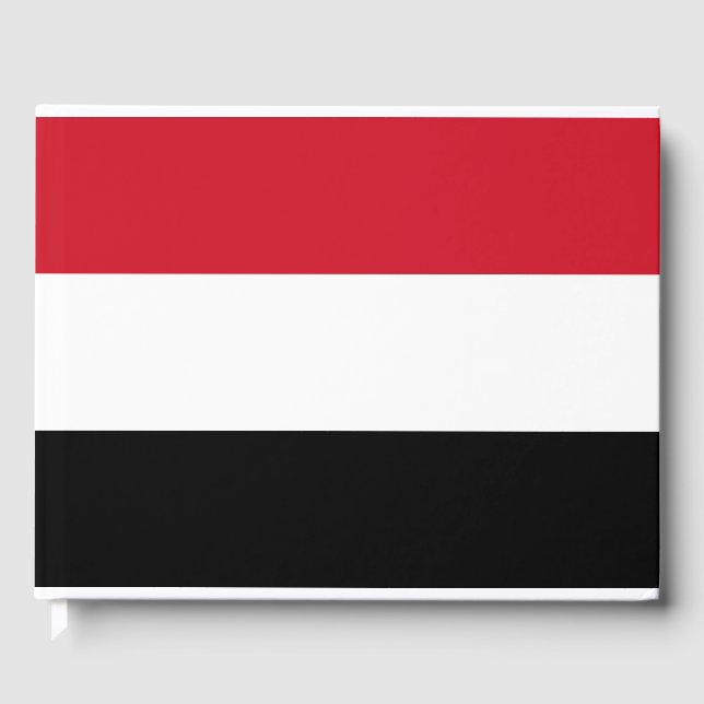 Libro De Visitas Bandera de Yemen (Anverso)