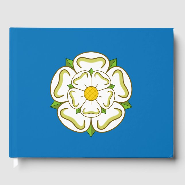 Libro De Visitas Bandera de Yorkshire (condado de Inglés) (Anverso)