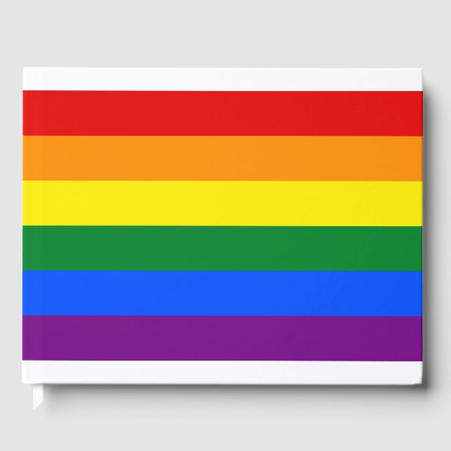 Libro De Visitas Bandera del arco iris (LGBT) (Anverso)