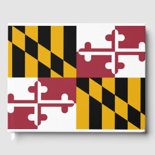 Libro De Visitas Bandera del Estado de Maryland