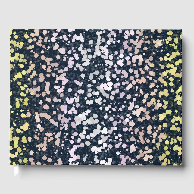 Libro De Visitas Bandera del Orgullo Quirky Cute Retro Boho Flora P (Anverso)