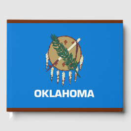 Libro De Visitas Bandera estatal de Oklahoma