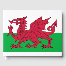 Libro De Visitas Bandera galesa (Gales) (Dragón galés)