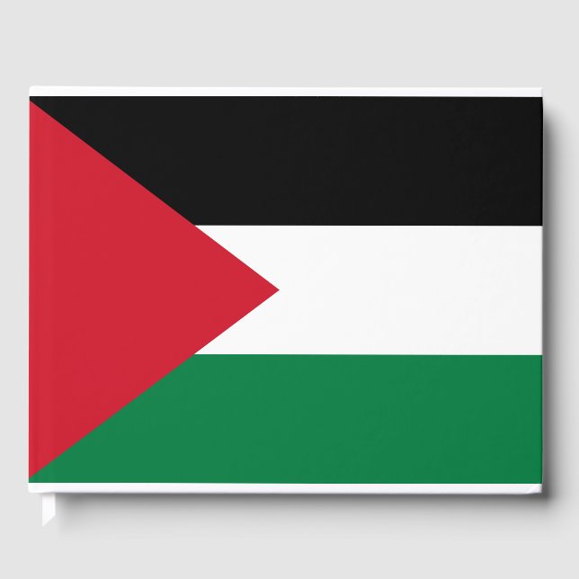 Libro De Visitas Bandera palestina (Palestina) (Anverso)