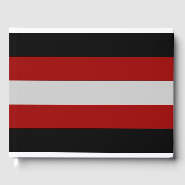 Libro De Visitas Bandera satánica (satanismo) (Anverso)