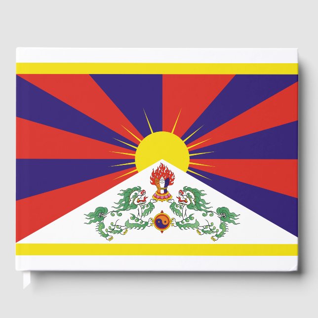 Libro De Visitas Bandera tibetana (Anverso)