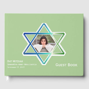 Libro De Visitas Bar Bat Mitzvah Personalizado Photo Guest Book
