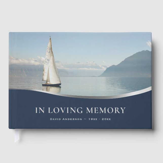Libro De Visitas Barca Funeral En Memoria Amorosa (Anverso)