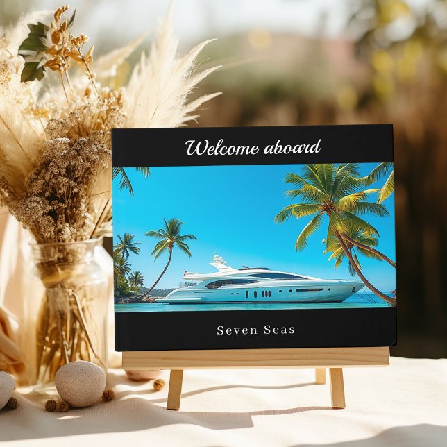 Libro De Visitas Barco de yate de fotos negro (Subido por el creador)