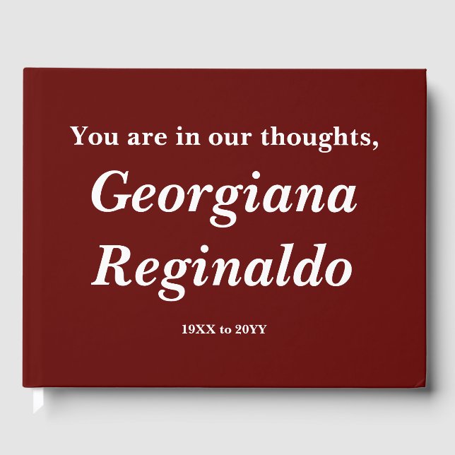 Libro de visitas básico y lúgubre (Anverso)