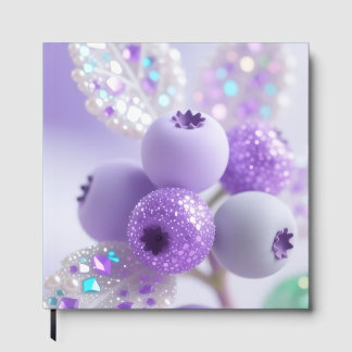 Libro De Visitas Bayas de lavanda soñadoras Arte de brillo brillant