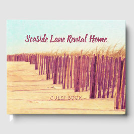 Libro De Visitas Beach Dunes Oceanfront Hospitality Guest Book