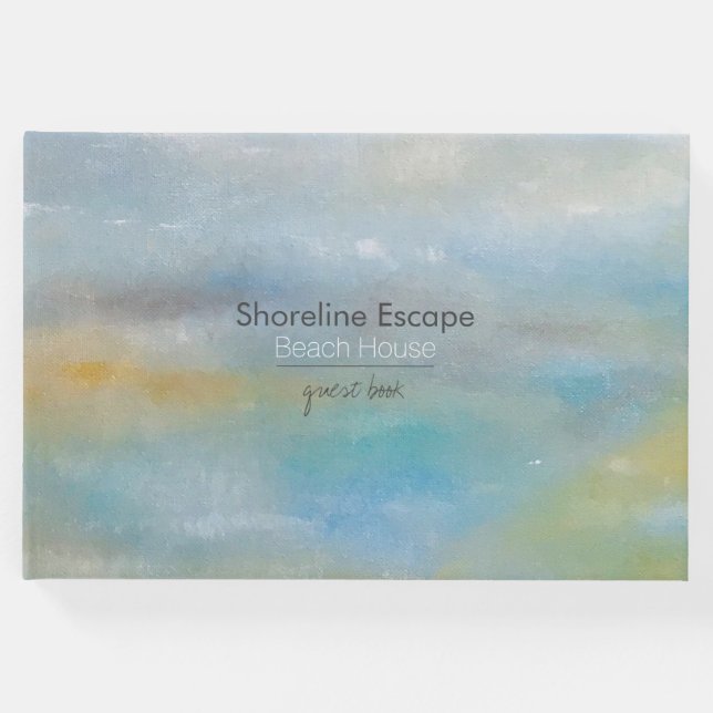 Libro De Visitas Beach House Vacation Rental Guest Book (Anverso)