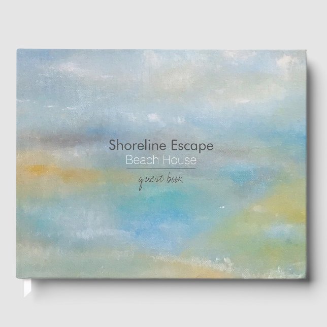 Libro De Visitas Beach House Vacation Rental Guest Book (Anverso)