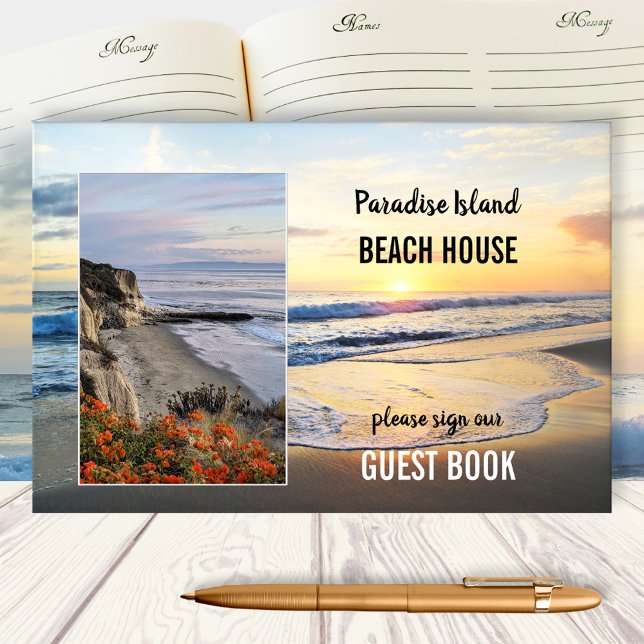 Libro De Visitas Beach House Your Photos Guest Book (Subido por el creador)