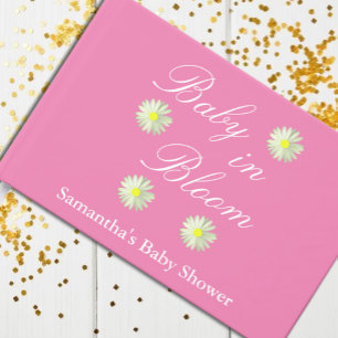 Libro De Visitas Bebé en el Baby Shower de Bloom