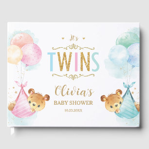 Libro De Visitas Bebé niño Teddy Bears Baby Shower