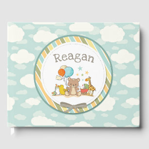 Libro De Visitas Bebé Teddy Bear Giraffe Rubber Ducky