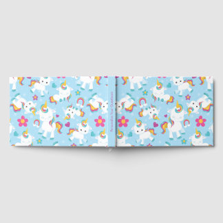 Libro De Visitas Bebé Unicornio