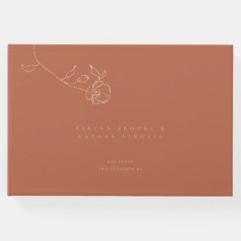 Libro De Visitas Bella Artes Mínimo Moderno Boda De Enfermedad De P