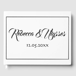 Libro De Visitas Bello negro y blanco