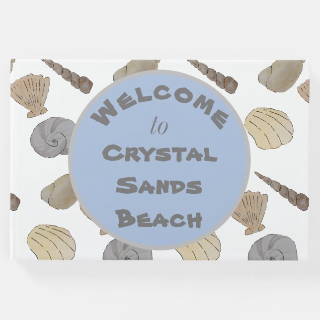 Libro De Visitas Bienvenida a las conchas acuáticas (Anverso)