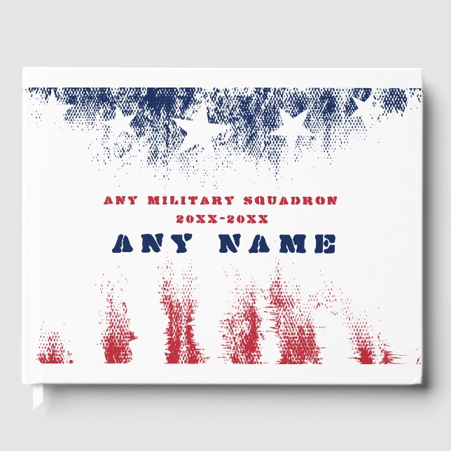 Libro De Visitas Bienvenido al cuartel militar veterano (Anverso)