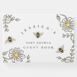 Libro De Visitas Bienvenidos a Baby Shower Bee Bee Shower