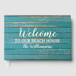 Libro De Visitas Bienvenidos a la Casa Rustica Beach Lake