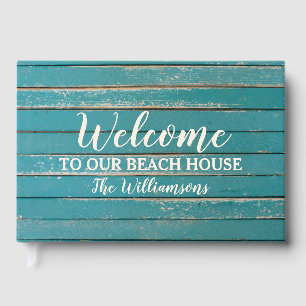 Libro De Visitas Bienvenidos a la Casa Rustica Beach Lake
