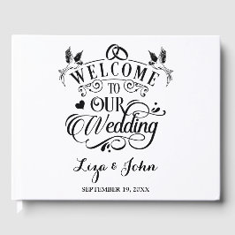 Libro De Visitas Bienvenidos a Nuestra Boda
