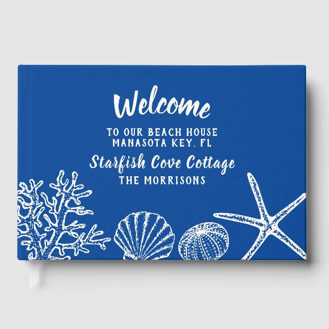 Libro De Visitas Bienvenidos a nuestra Casa de Alquiler de Vacacion (Anverso)