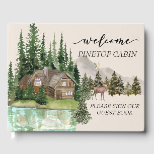 Libro De Visitas Bienvenidos a Watercolor Cabina Lake Home Rental