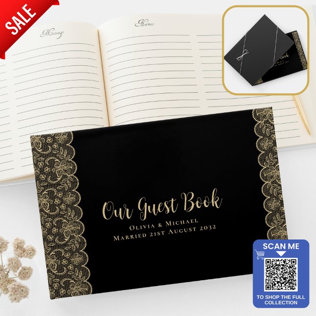 Libro De Visitas Black Gold Lace (Subido por el creador)