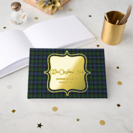 Libro De Visitas Black Watch Original Tartán