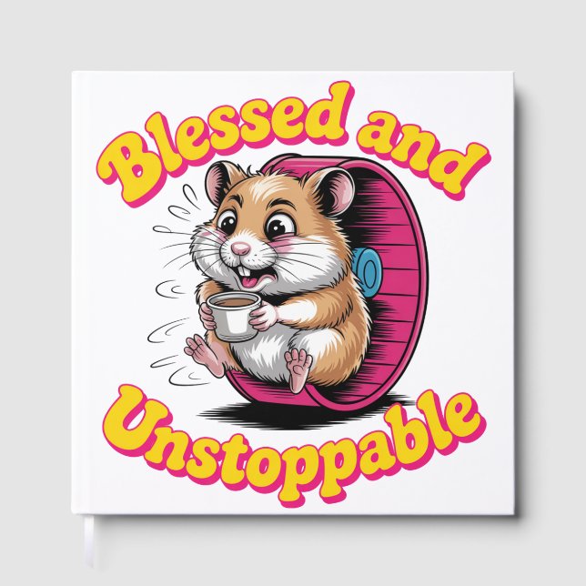 Libro De Visitas Blessed And Unstoppable (Anverso)